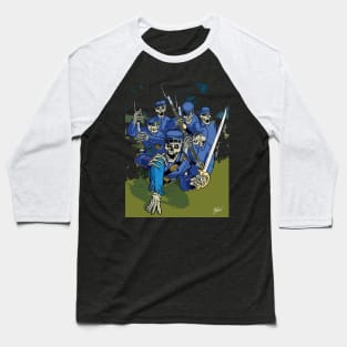 Civil War Skeletons Baseball T-Shirt